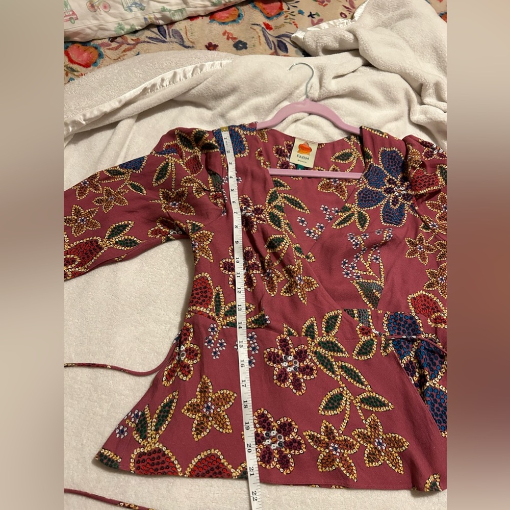 Farm Rio Wrap Blouse - Picture 7 of 8